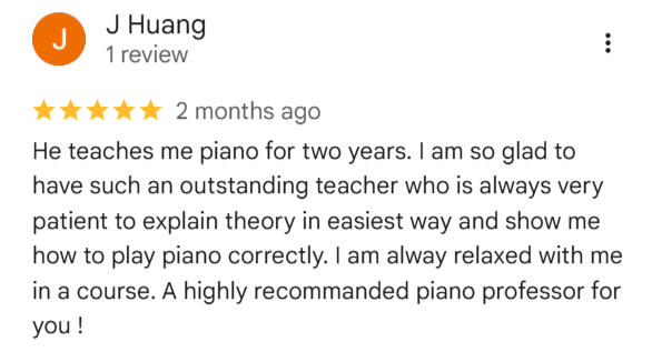 J Huang's Comment J Huang's Comment